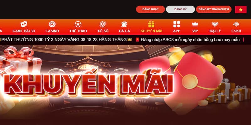 ĐĂNG KÝ ABC8 nhận ưu đãi 88K hấp dẫn